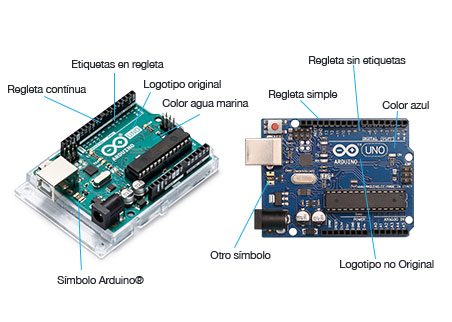 Diferencia entre un Arduino Original y un compatible