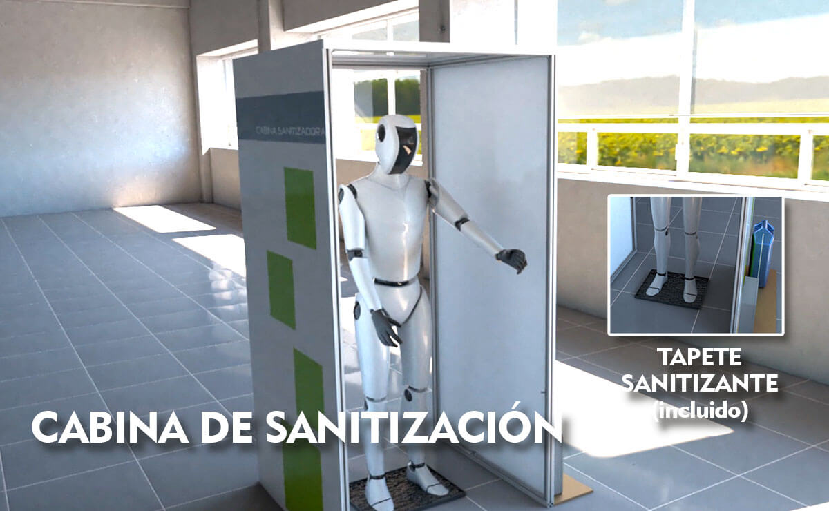 Cabinas para Sanitización Sencilla